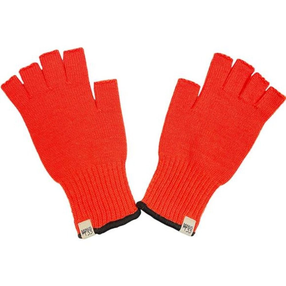 Unisex Merino Wool Fingerless Glove Liner